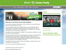 Tablet Screenshot of brent.greenparty.org.uk