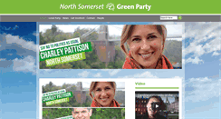 Desktop Screenshot of northsomerset.greenparty.org.uk