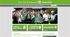 Desktop Screenshot of bath.greenparty.org.uk