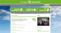 Desktop Screenshot of haringey.greenparty.org.uk