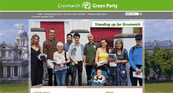 Desktop Screenshot of greenwich.greenparty.org.uk