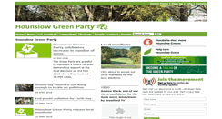 Desktop Screenshot of hounslow.greenparty.org.uk