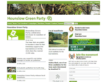 Tablet Screenshot of hounslow.greenparty.org.uk