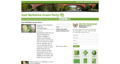 Desktop Screenshot of eastberkshire.greenparty.org.uk
