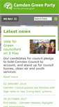 Mobile Screenshot of camden.greenparty.org.uk