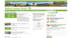 Desktop Screenshot of bolton.greenparty.org.uk