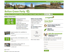 Tablet Screenshot of bolton.greenparty.org.uk
