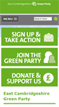 Mobile Screenshot of eastcambs.greenparty.org.uk