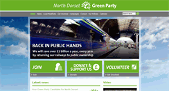 Desktop Screenshot of northdorset.greenparty.org.uk