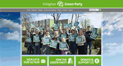 Desktop Screenshot of islington.greenparty.org.uk