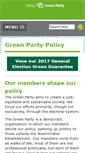Mobile Screenshot of policy.greenparty.org.uk