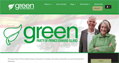 Desktop Screenshot of greenparty.pe.ca