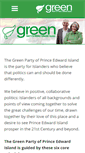 Mobile Screenshot of greenparty.pe.ca
