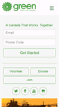 Mobile Screenshot of greenparty.ca
