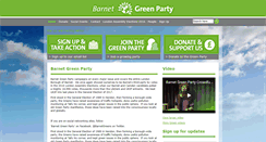 Desktop Screenshot of barnet.greenparty.org.uk