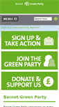 Mobile Screenshot of barnet.greenparty.org.uk