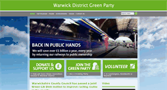 Desktop Screenshot of leamington.greenparty.org.uk