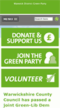 Mobile Screenshot of leamington.greenparty.org.uk