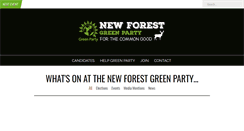 Desktop Screenshot of newforest.greenparty.org.uk