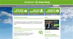 Desktop Screenshot of maidstone.greenparty.org.uk