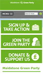 Mobile Screenshot of maidstone.greenparty.org.uk