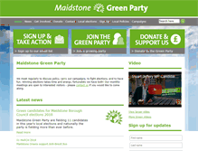 Tablet Screenshot of maidstone.greenparty.org.uk