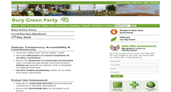 Desktop Screenshot of bury.greenparty.org.uk