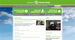 Desktop Screenshot of eastern.greenparty.org.uk