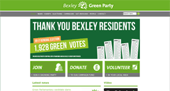 Desktop Screenshot of bexley.greenparty.org.uk