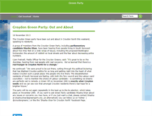 Tablet Screenshot of croydon.greenparty.org.uk