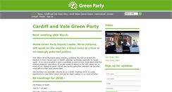 Desktop Screenshot of cardiff.greenparty.org.uk