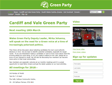 Tablet Screenshot of cardiff.greenparty.org.uk