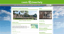 Desktop Screenshot of leeds.greenparty.org.uk