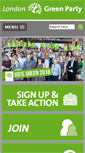 Mobile Screenshot of london.greenparty.org.uk