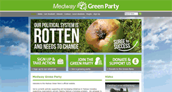 Desktop Screenshot of medway.greenparty.org.uk