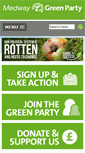 Mobile Screenshot of medway.greenparty.org.uk