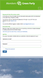 Mobile Screenshot of my.greenparty.org.uk